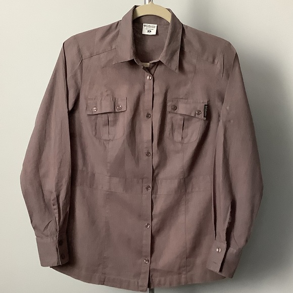 COLUMBIA Sportswear Linen Blend Shirt - Picture 1 of 11